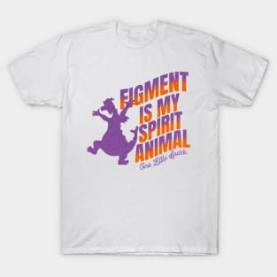 This Purple Dragon is my Spirit Animal One little Spark Orlando Florida Theme Park T-Shirt